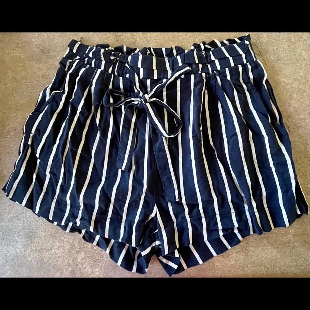 striped shorts